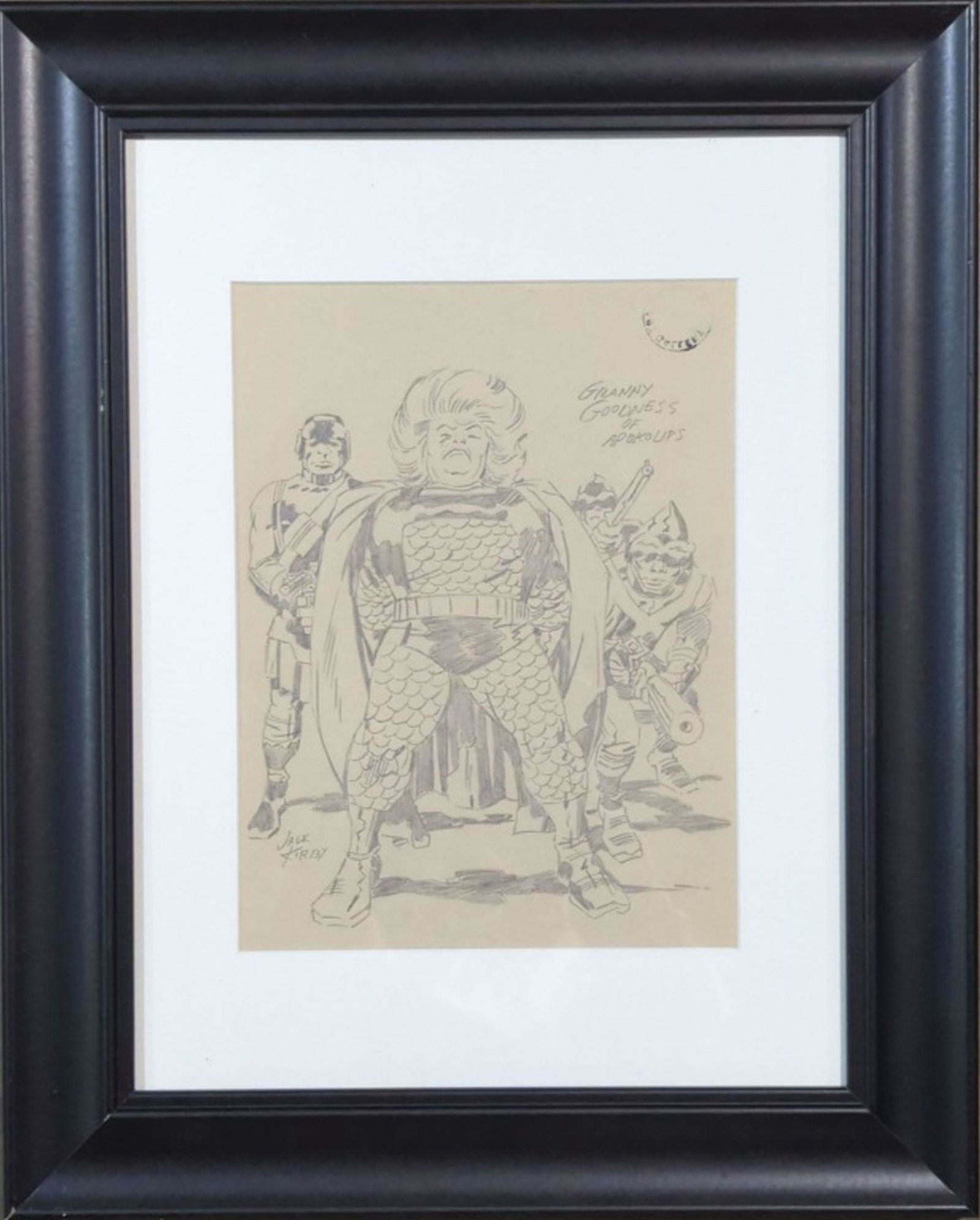 Original in Manner of Jack Kirby, Granny Goodness (1 of 7)