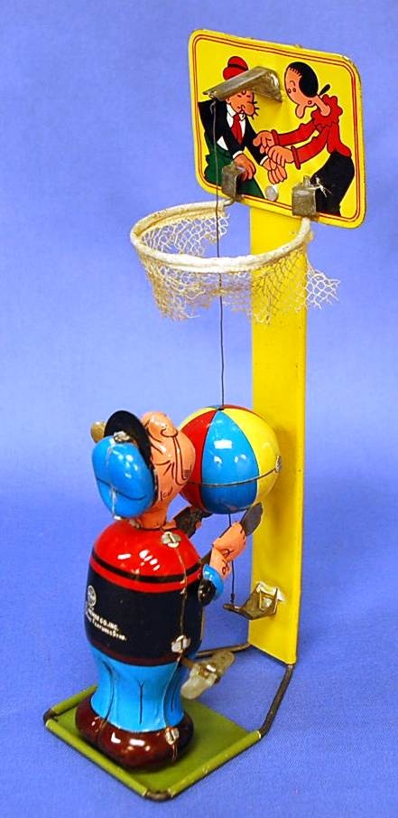 LINE MAR POPEYE BASKETBALL PLAYER: WINDUP 1950'S