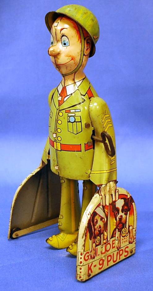 UNIQUE ART GI JOE & K-9 PUPS WINDUP: WINDUP