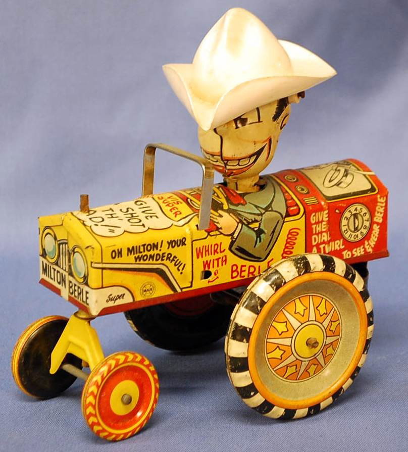 MARX MILTON BERLE WIND UP JALOPY: GREAT GRAPHICS