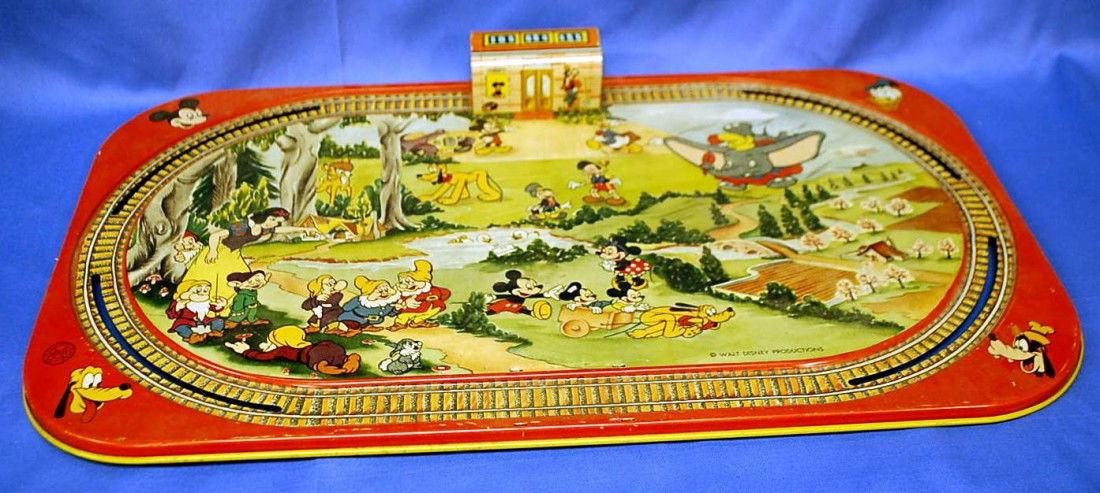 MARX WALT DISNEY TRAIN SET: WALT DISNEY PRODUCTIONS, PARTIAL ORIGINAL BOX