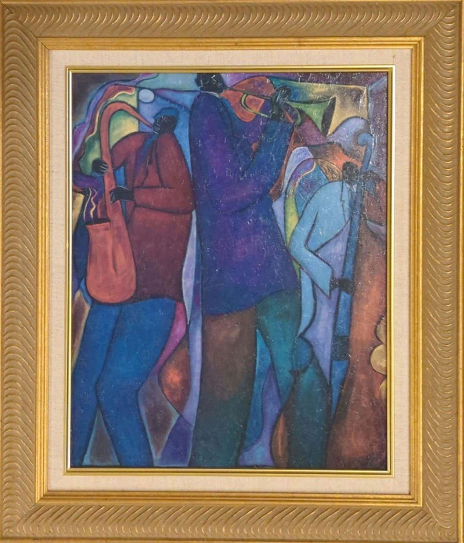 Marvin Chico Posey Original " Jazz Trio" 20 x 16" (1 of 8)