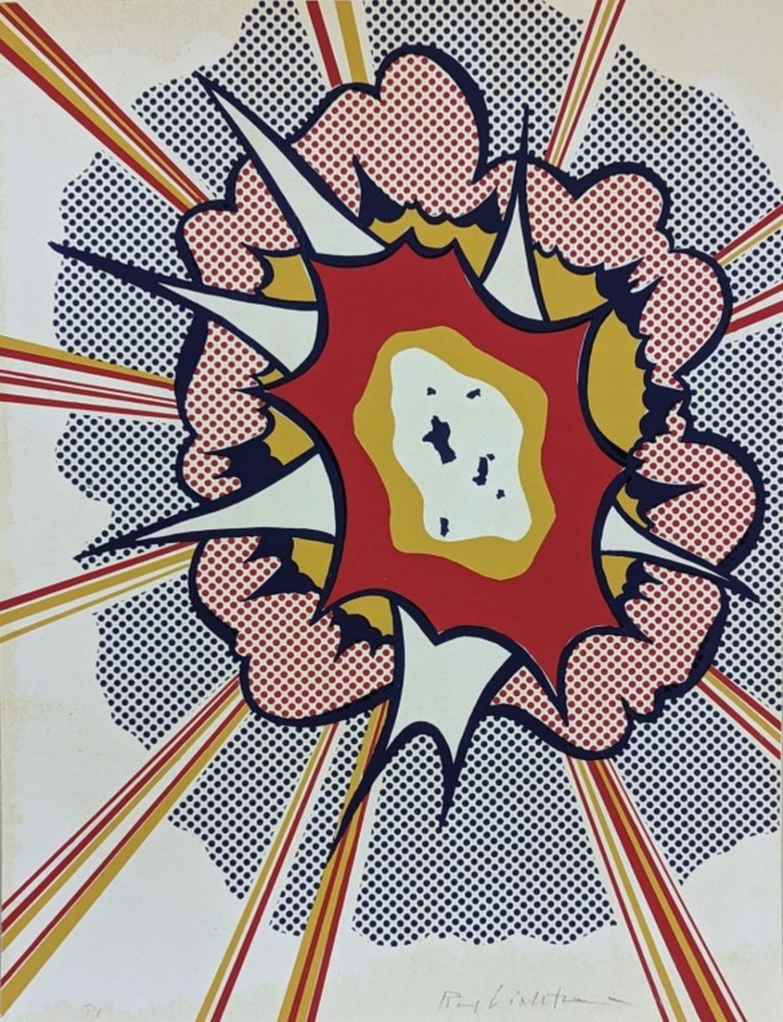 Roy Lichtenstein "Whaam" 1967, Signed (1 of 7)