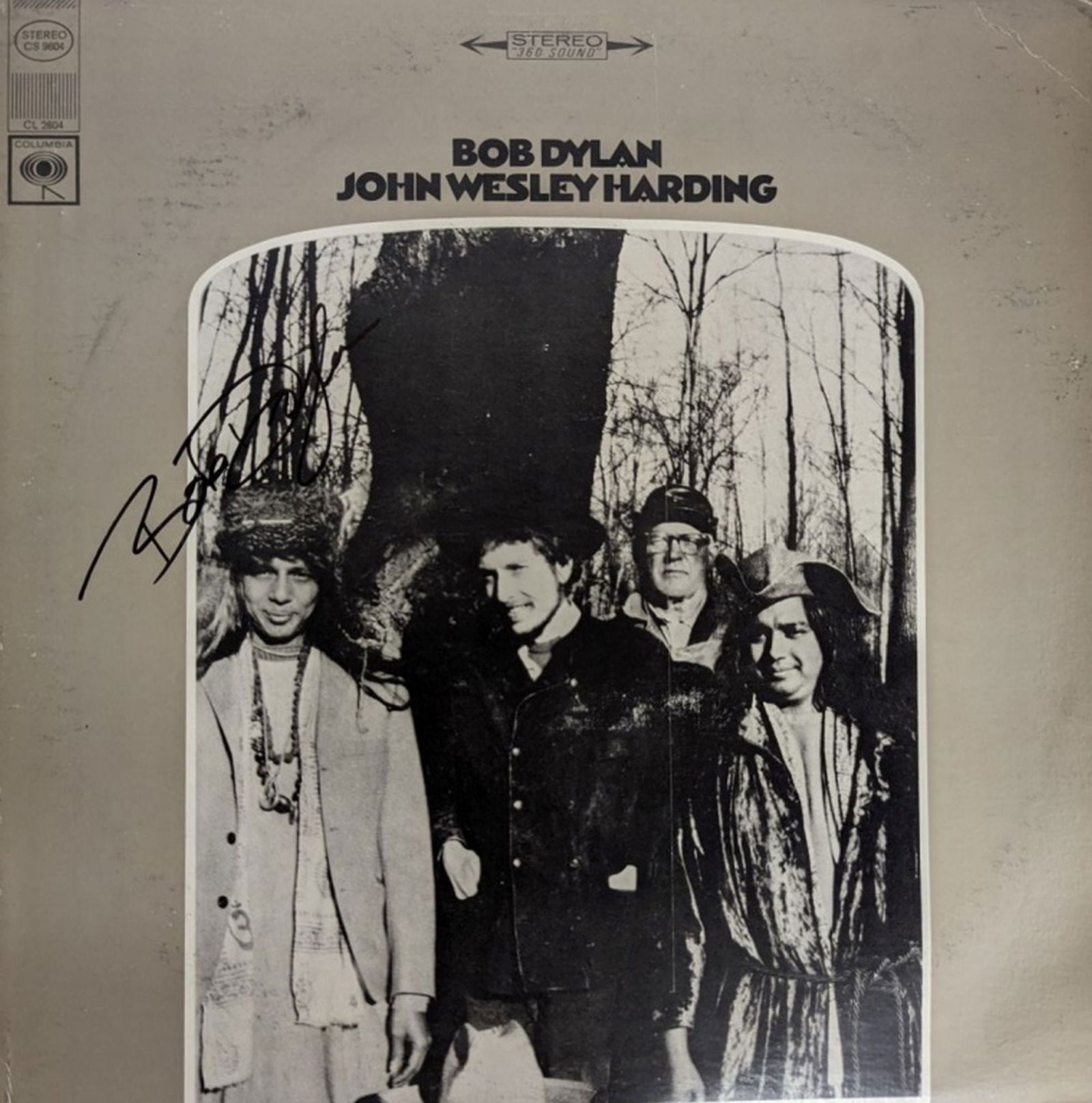 Bob Dylan John Harding Album Signed COA (1 of 6)