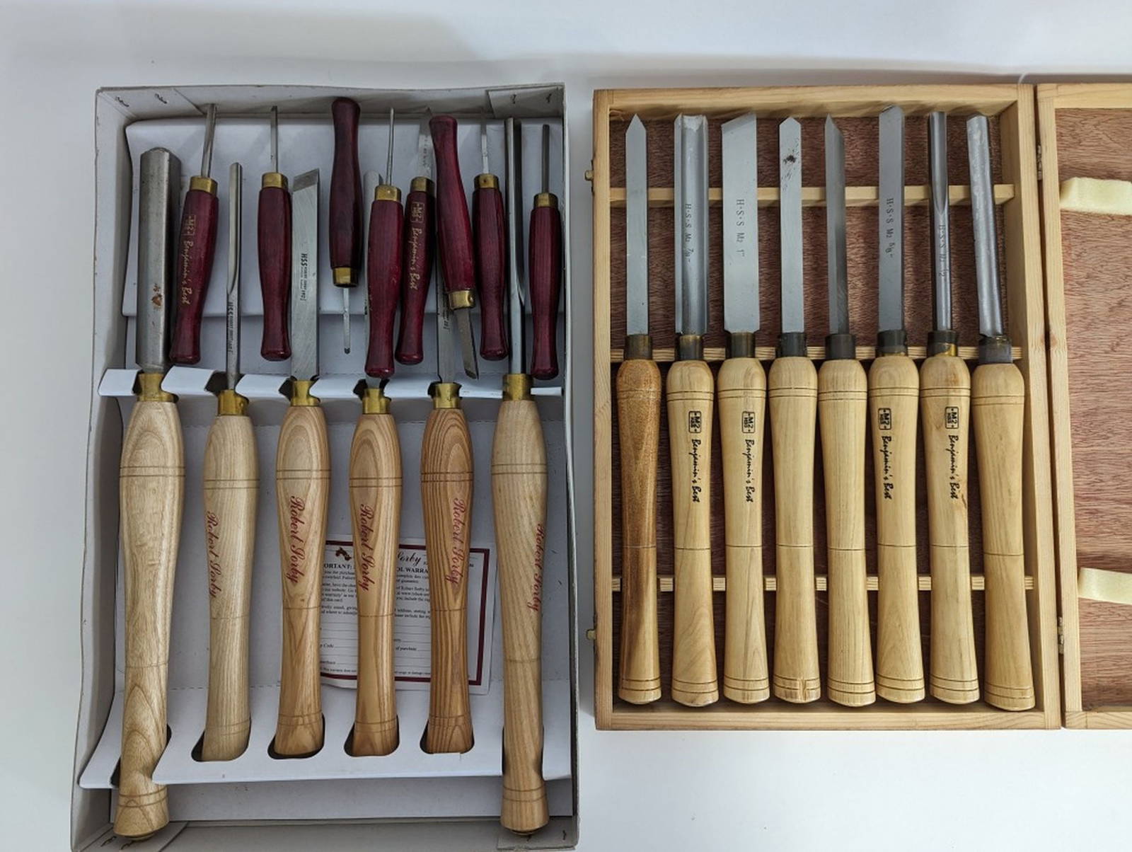 22 Sorby & Benjamins Best Woodworking Tools Auction