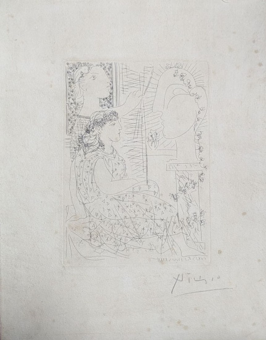 Picasso, 2 Femmes Vetus, Vollard Suite, Signed (1 of 14)