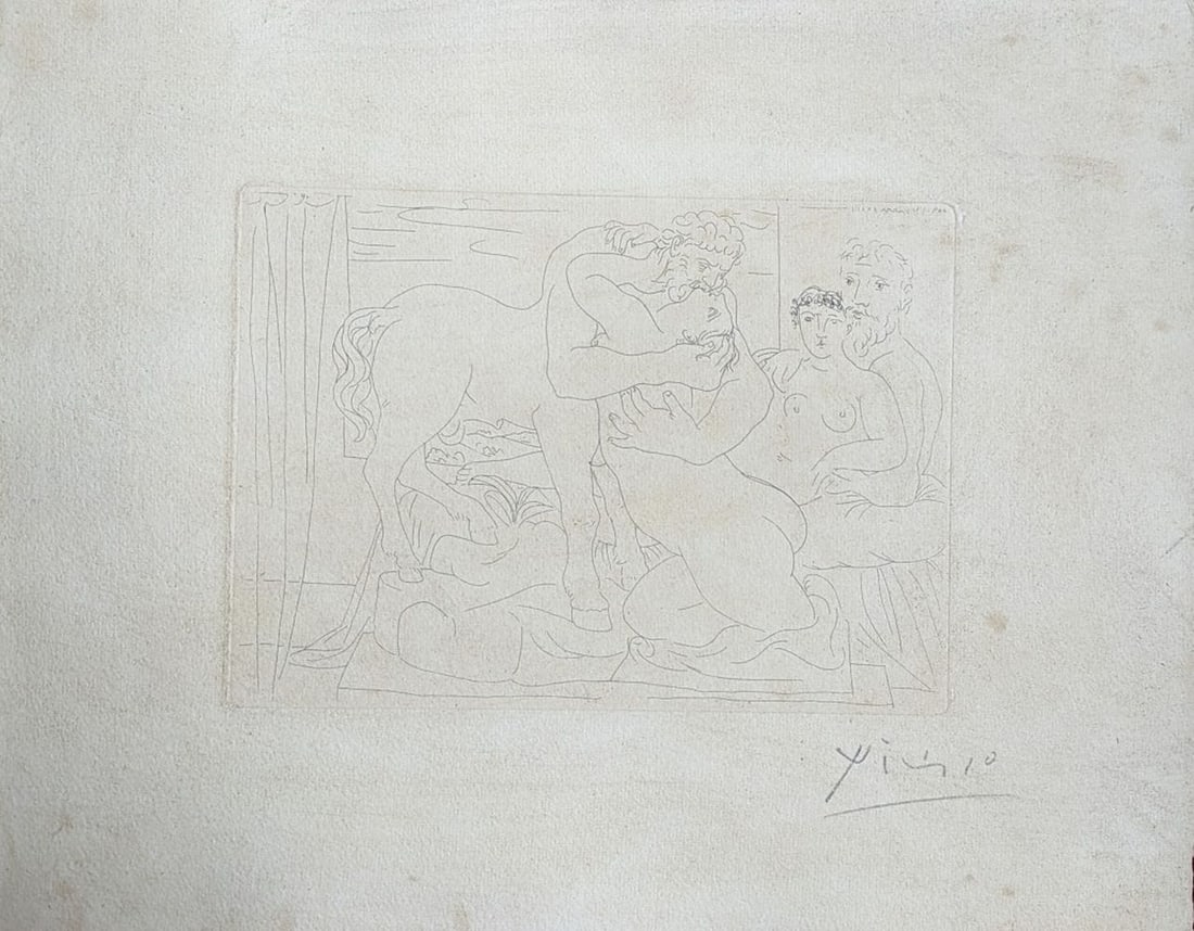 Picasso, Centaure Print, Vollard Suite, Signed (1 of 12)