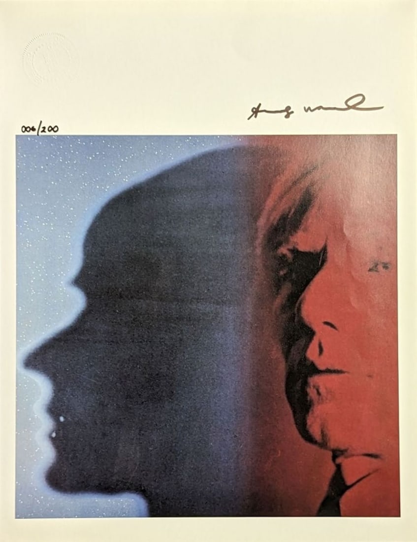 Andy Warhol Ltd Edition Print "The Shadow" COA (1 of 8)