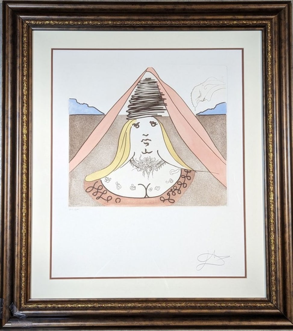 Dali Embossed Etching, Lady Dulcinea, $10,000 (1 of 11)