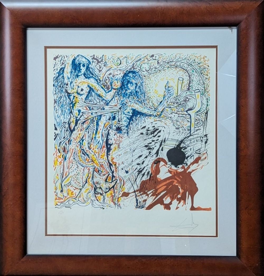 Dali Original Lithograph, Hand Signed. $14,500 (1 of 9)