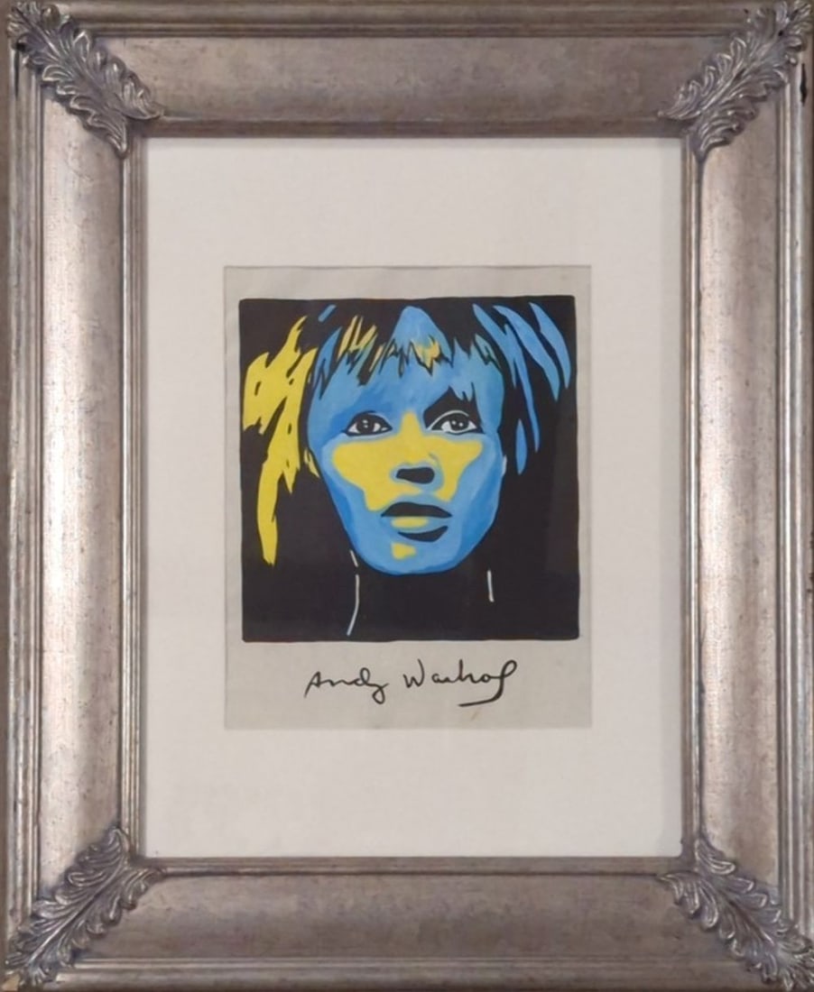 Original in Manner of Andy Warhol, Self (1 of 7)