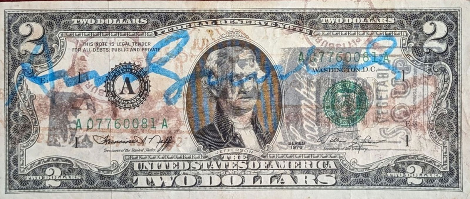 Andy Warhol $2 Bill, Campbells Soup (1 of 6)