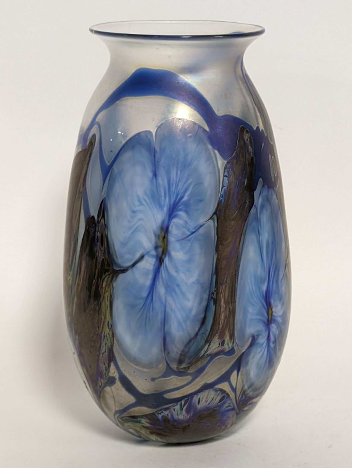 1975 Charles G. Lotton Art Glass Vase 7"H (1 of 8)