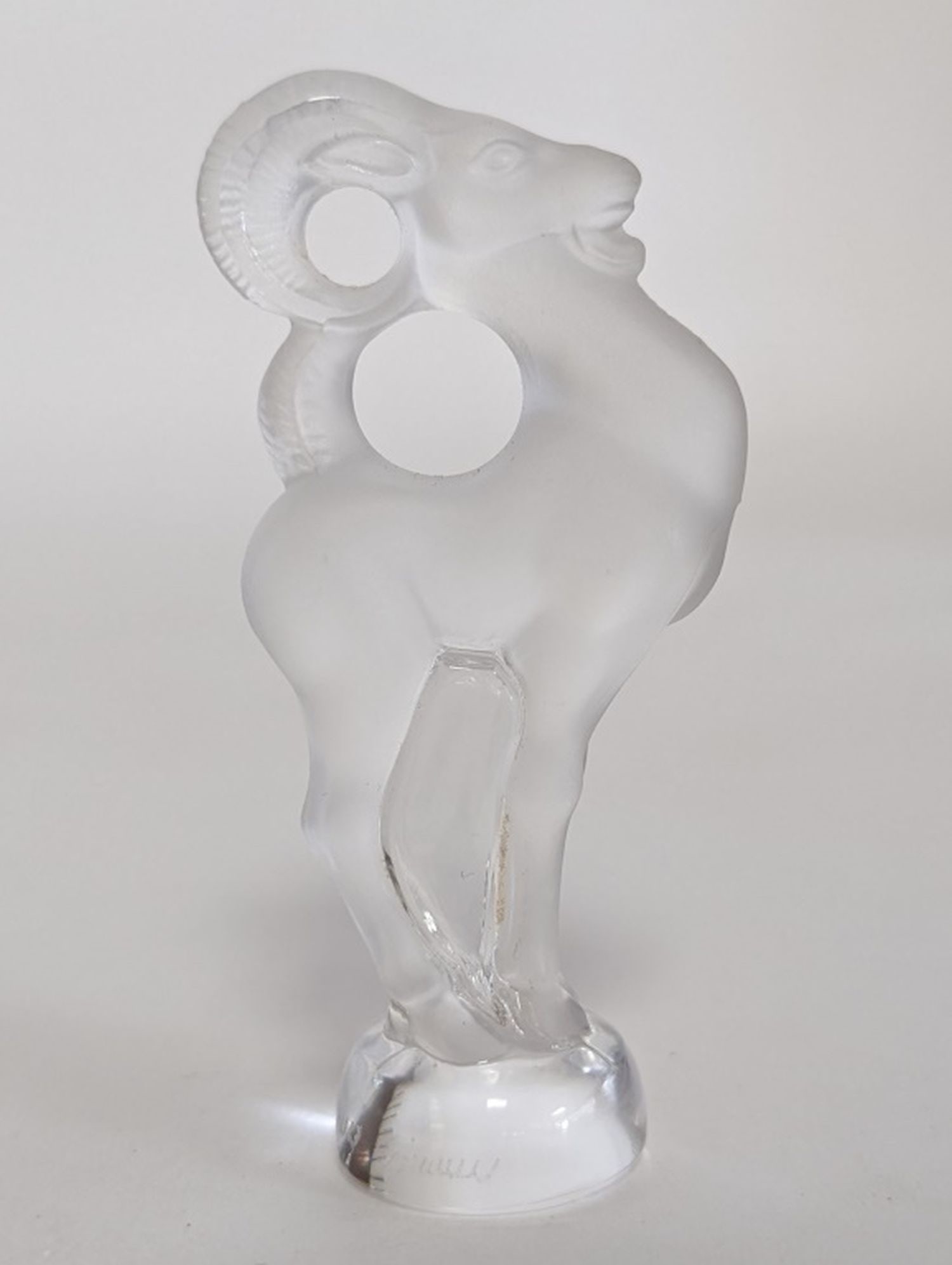 Lalique "Bastia" Ram Paperweight (1 of 10)