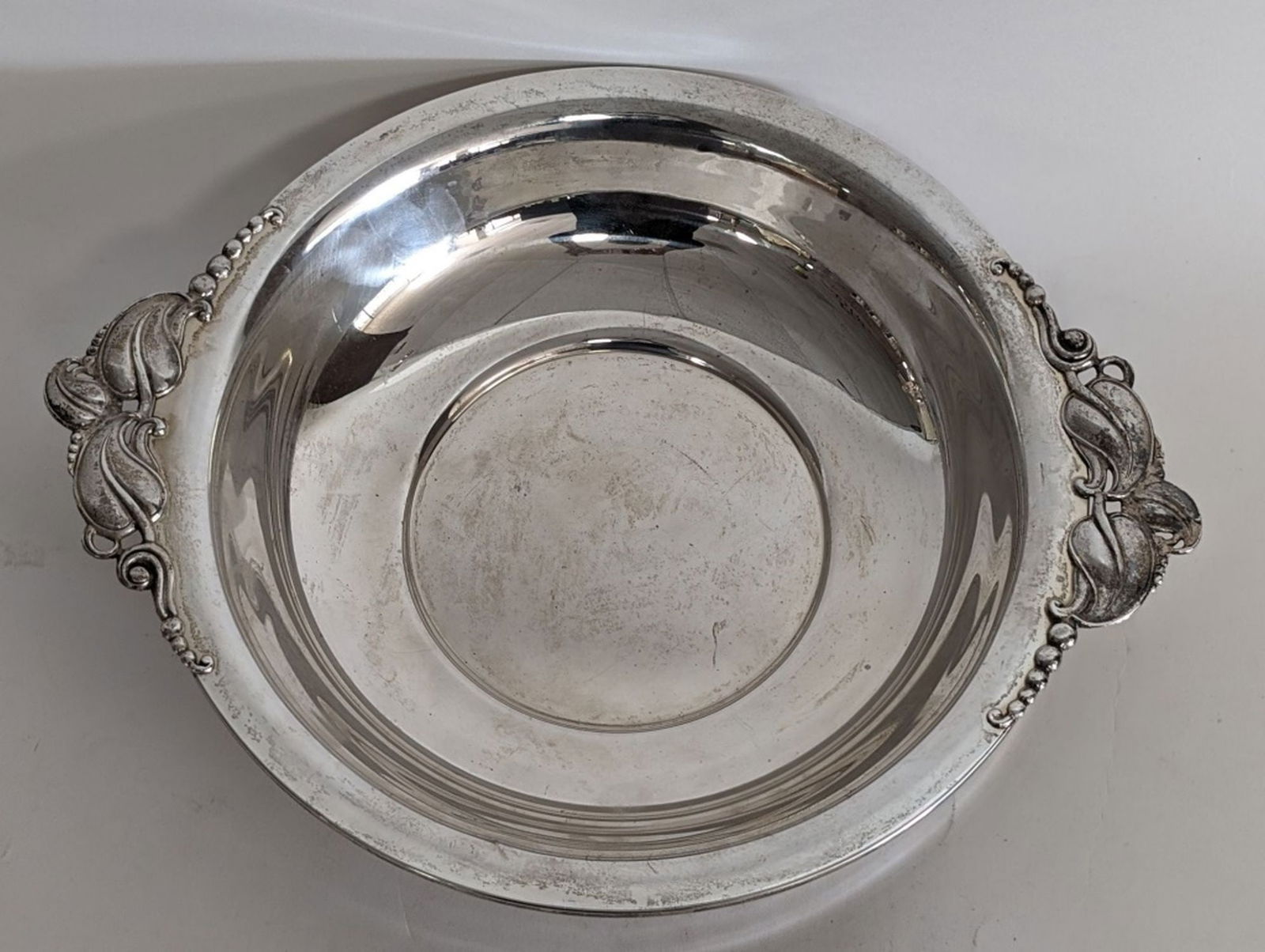 Large Sterling Silver Serving Bowl 13" (1 of 6)