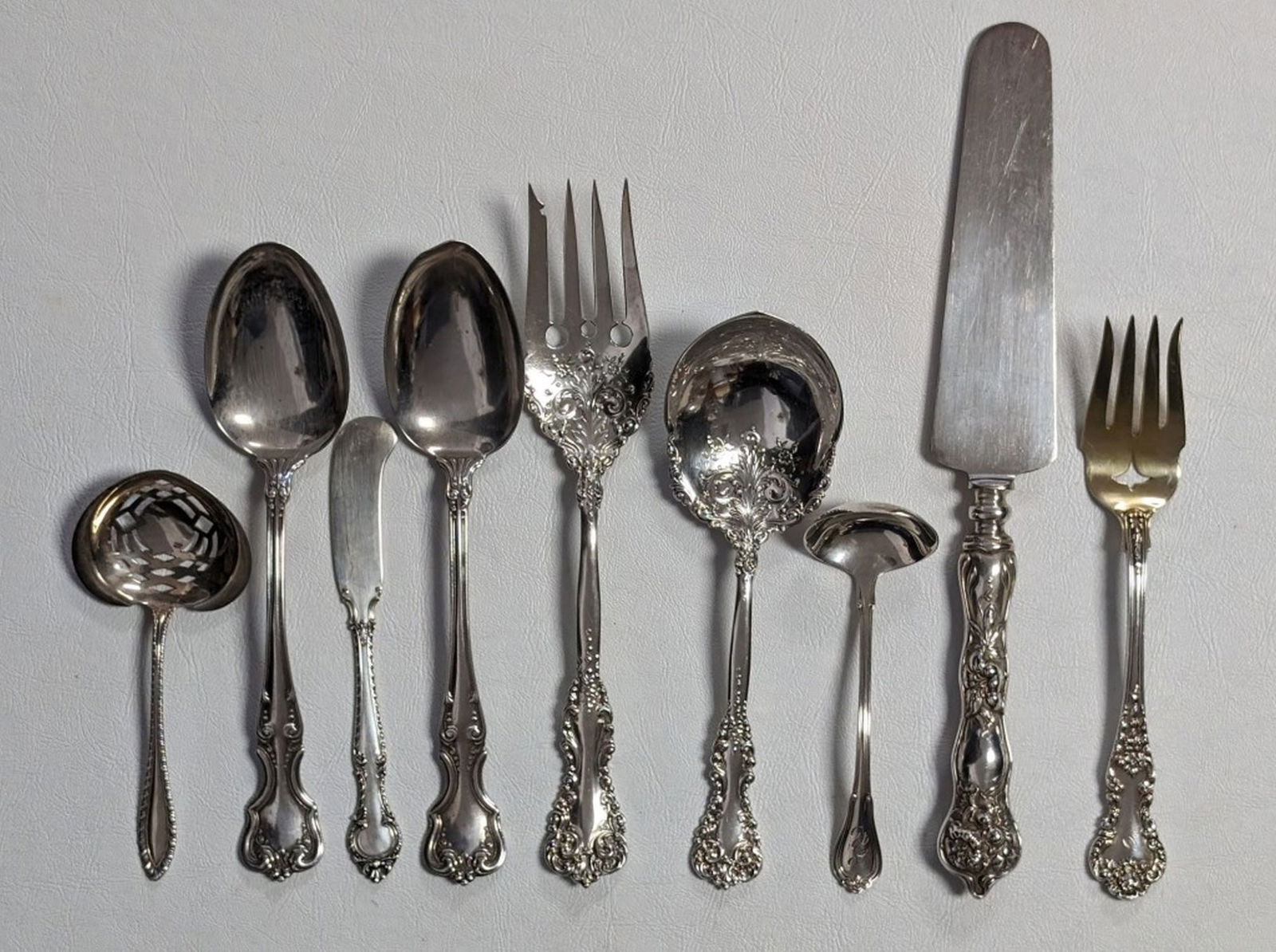 9 Assorted Sterling Silver Flatware Pieces (1 of 7)