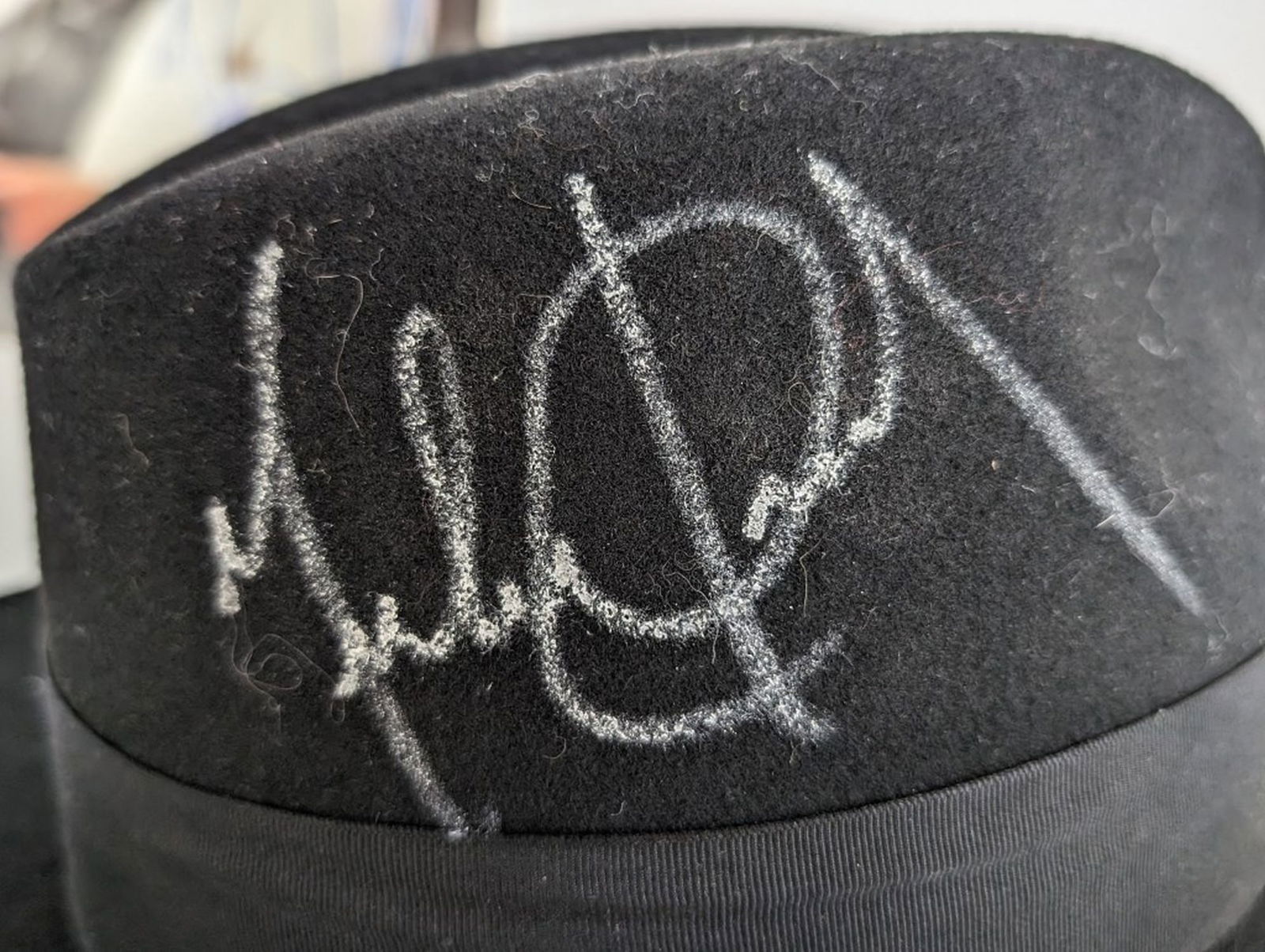 Signed Michael Jackson Fedora (1 of 8)