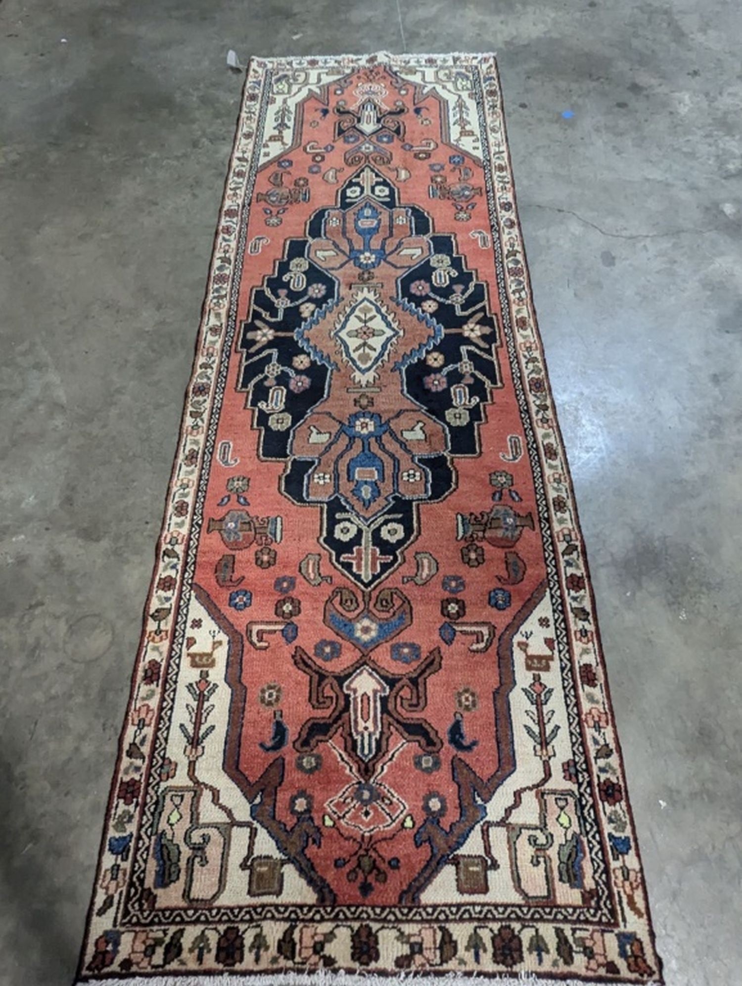 Hamedan Hand Woven Runner Rug 3.2 x 10 ft (1 of 6)