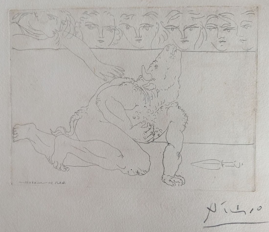 After Picasso Minotaure mourant, from La Suite Vollard (1 of 7)