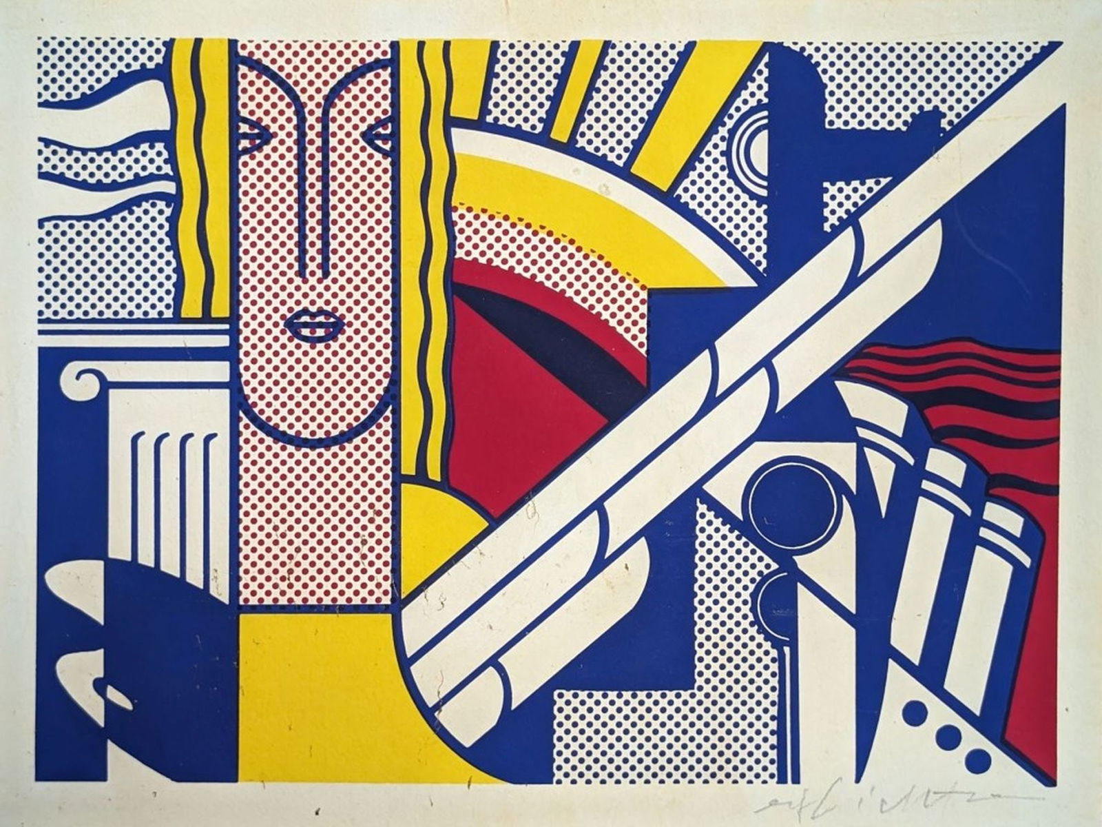 Roy Lichtenstein Modern Art Poster, Signed (1 of 8)