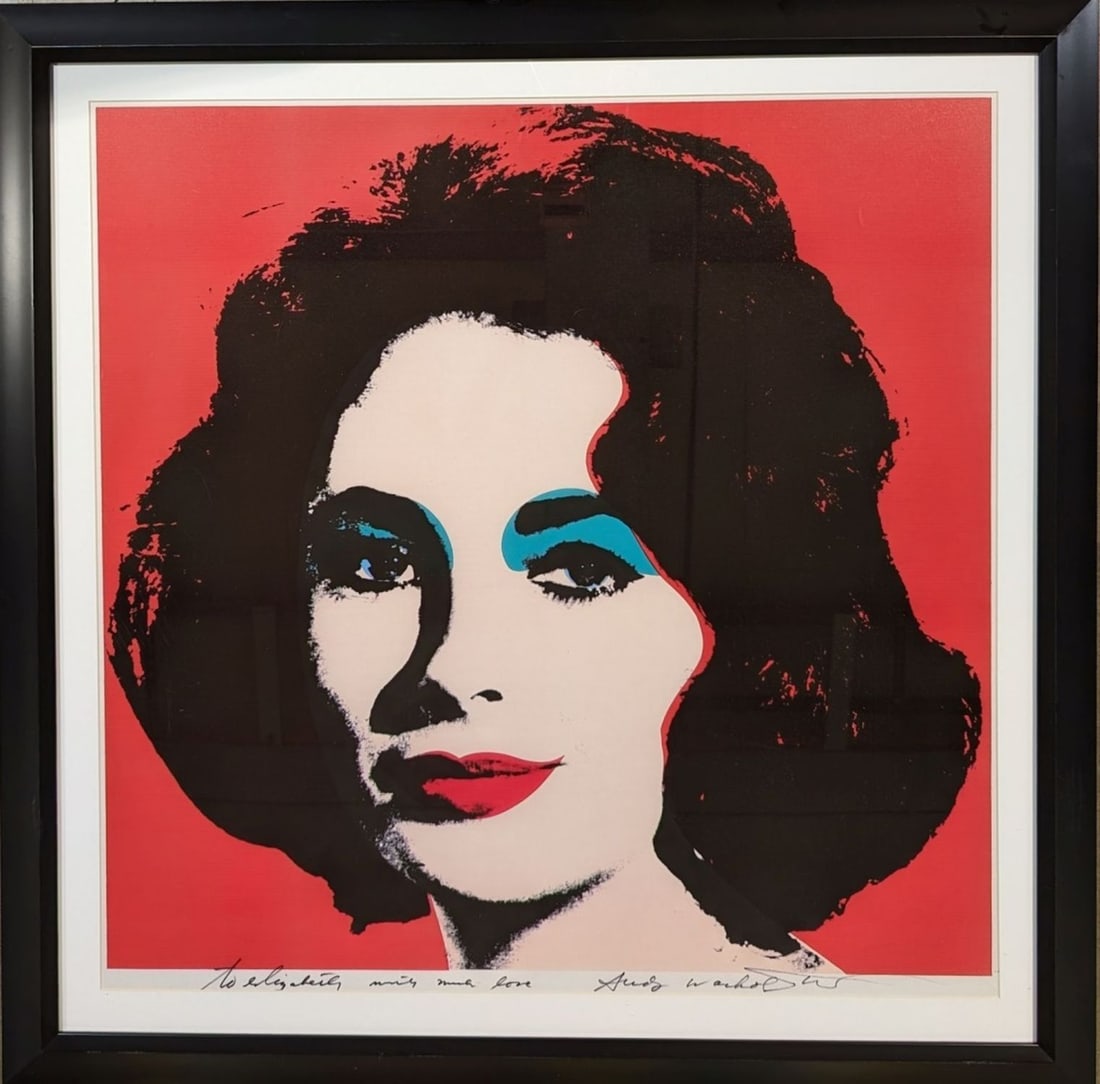 Andy Warhol "Liz in Pink" Litho, (1 of 10)