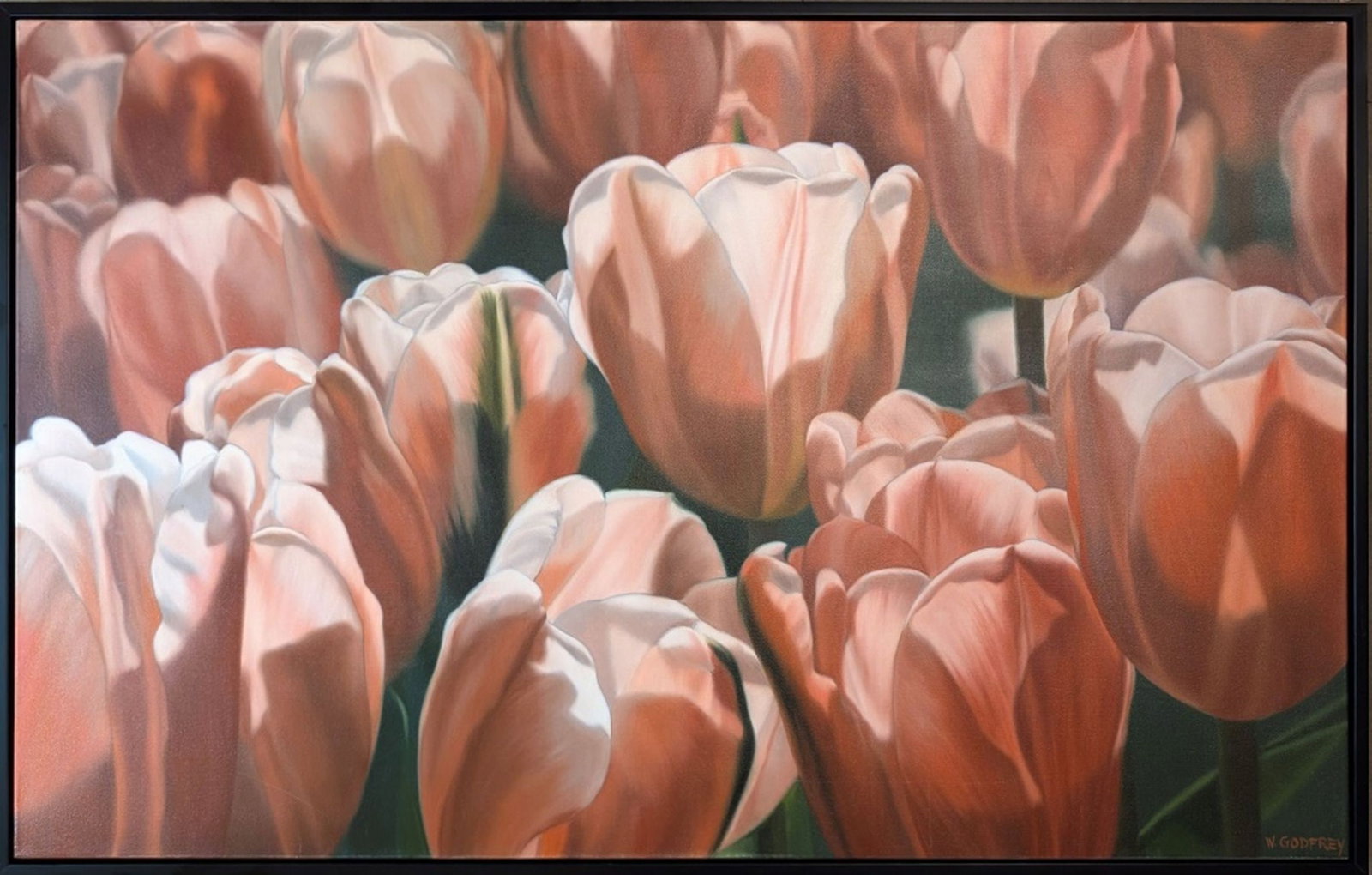 Winifred "Winnie" Godfrey Original "Tulips", 34 x 54" (1 of 5)