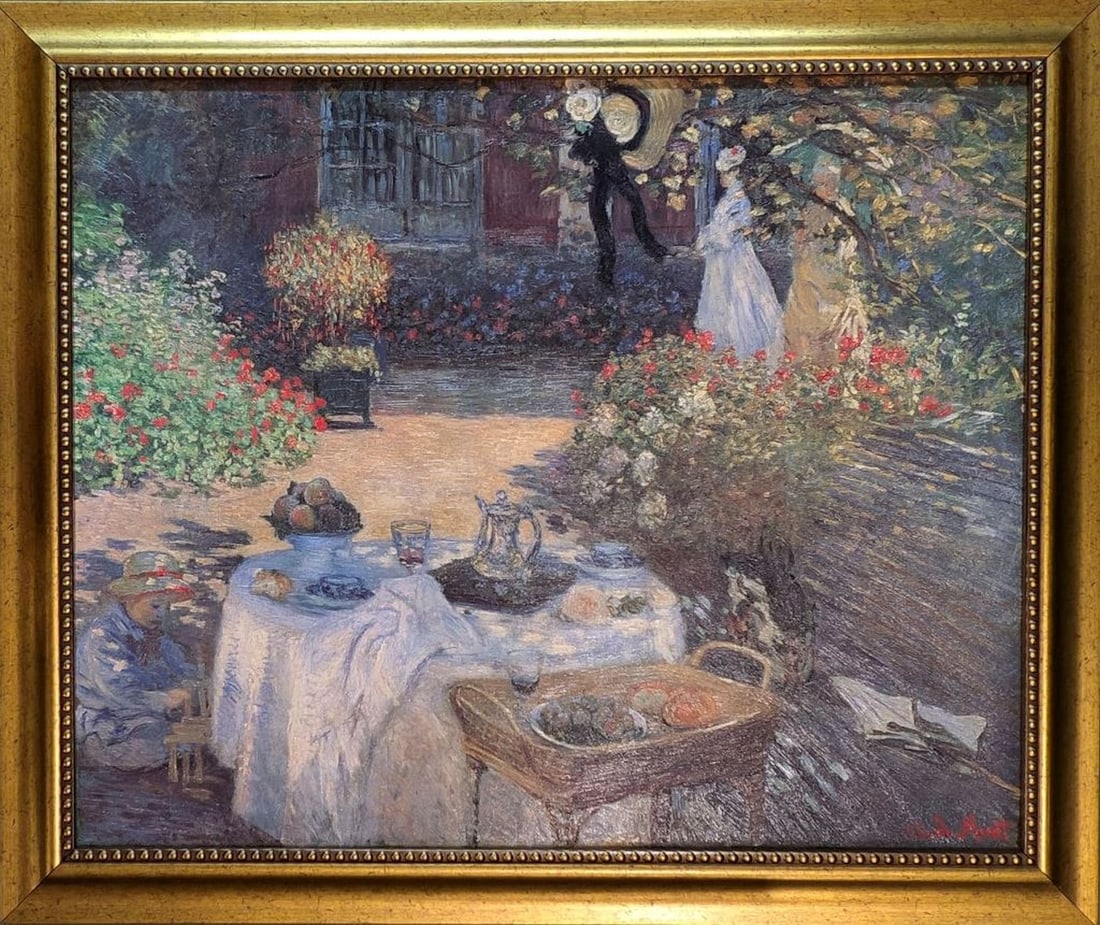 Original in the Manner of Claude Monet, 27 x 35" (1 of 8)