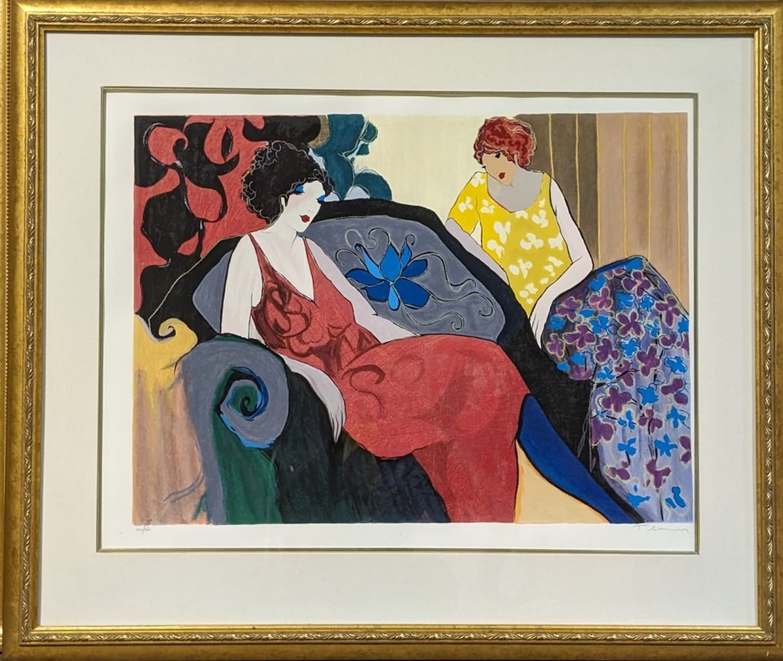 Itzchak Tarkay "Pretty Woman" Signed, 20 x 27" (1 of 6)