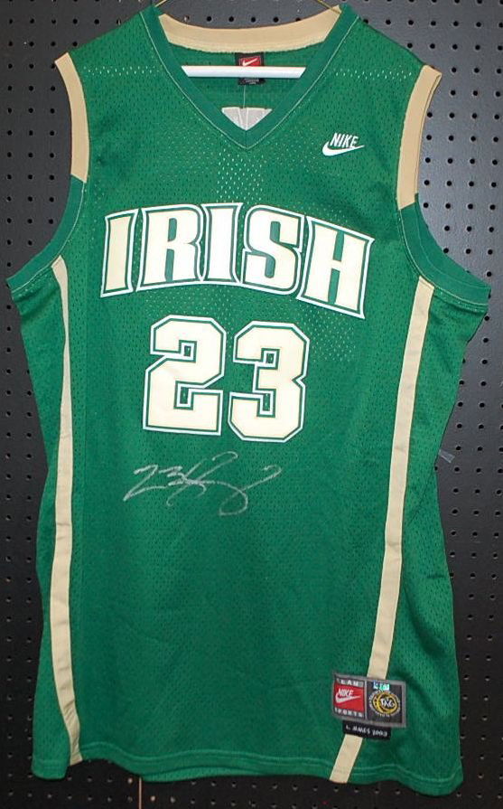 lebron james autographed jersey