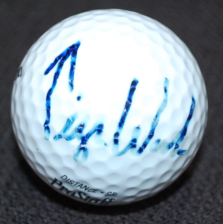 AUTOGRAPHED TIGER WOODS GOLF BALL: WITH COA FROM ALL PRO SPORTS