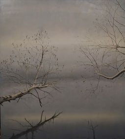 Bruce Brainard Original "Fallen Branches" 60 x 54"