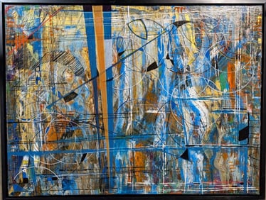 Original in Manner of Georges Braque 30 x 40"