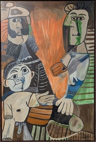 After Pablo Picasso Original "The Family" 60x 40"
