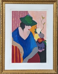 Itzchak Tarkay "Solitude I" Signed, 29 x 19"