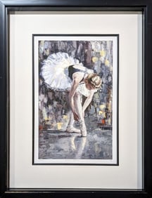 Elena Bond "White Slippers" Ltd Edition, Signed