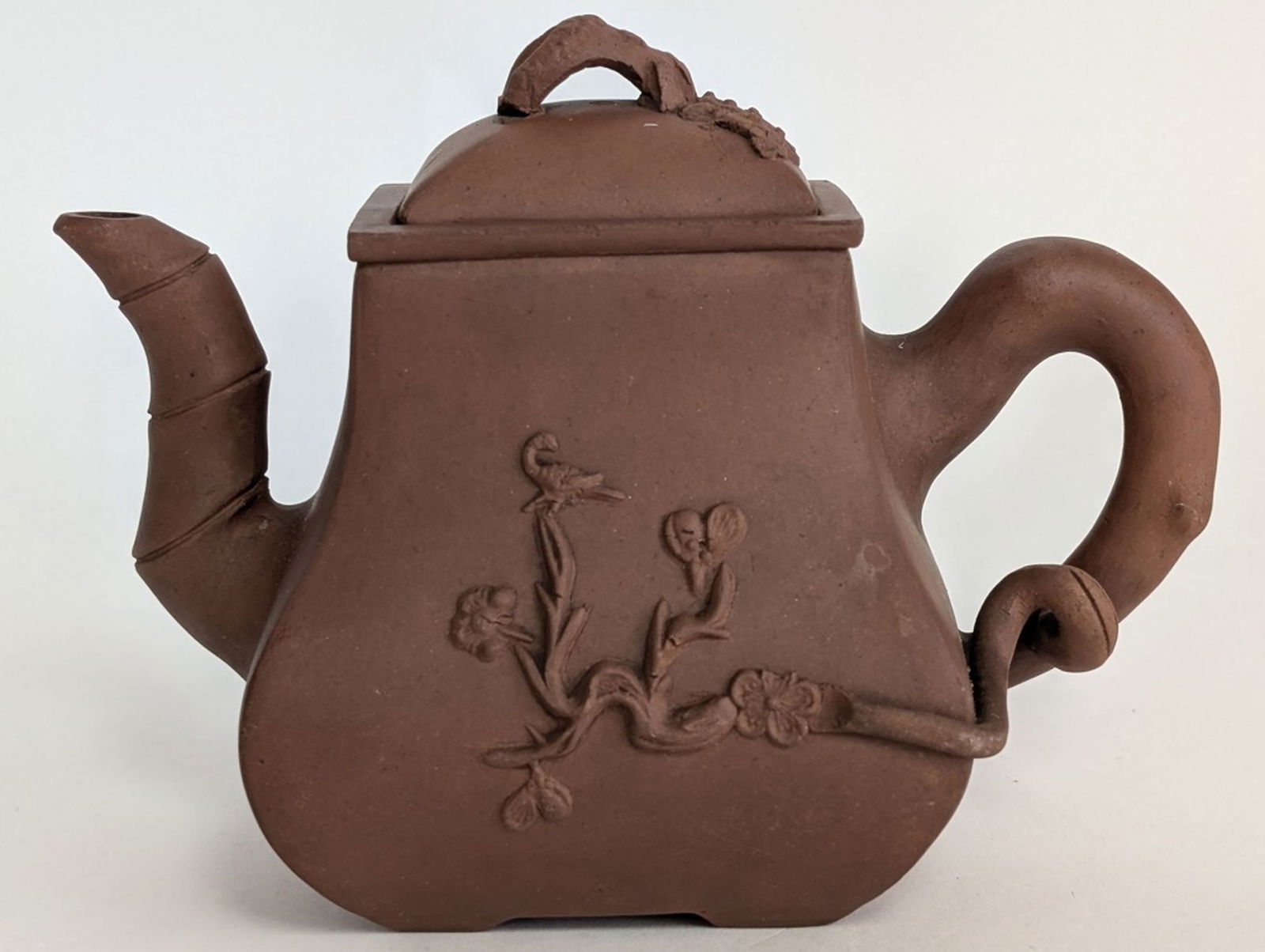 Qing Dynasty Zisha Teapot 5.5H" (1 of 9)