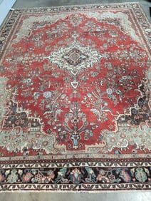 Hamedan Hand Woven Rug 10 x 12.7 ft