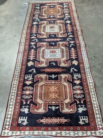 Meshkin Hand Woven Runner Rug 3.10 x 9.10 ft