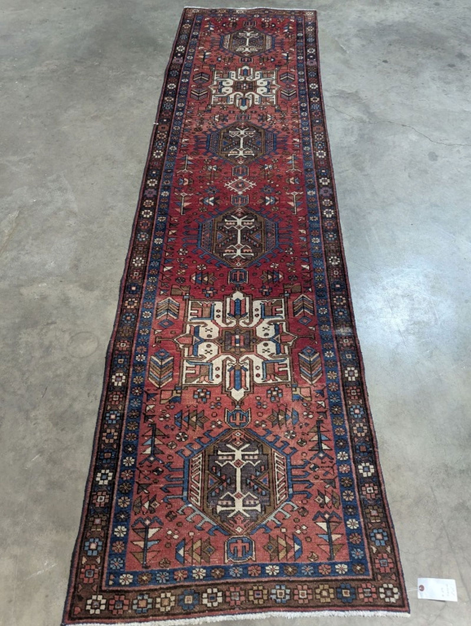 Karajeh Hand Woven Runner Rug 2.10 x 11.1 ft (1 of 8)