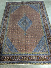 Tabriz Hand Woven Rug 6.5 x 9 ft