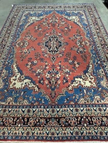 Hamedan Hand Woven Rug 8.4 x 11.10 ft
