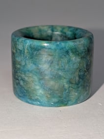 19thc Chinese Jade Archery Ring