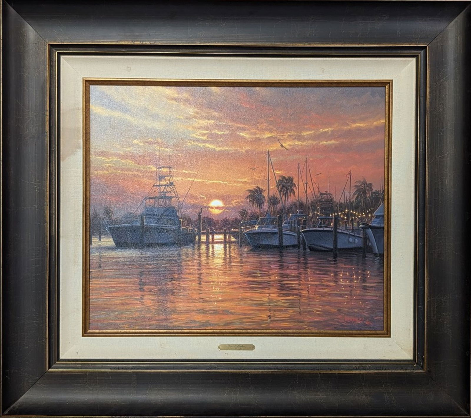 Mark Keathly "Sunset Harbor" Artist's Proof (1 of 13)