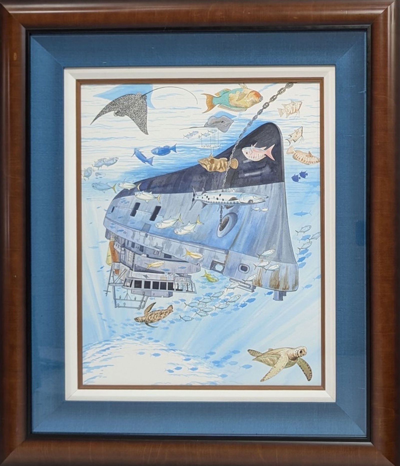 Guy Harvey Original "Kittewake Shipwreck" (1 of 9)
