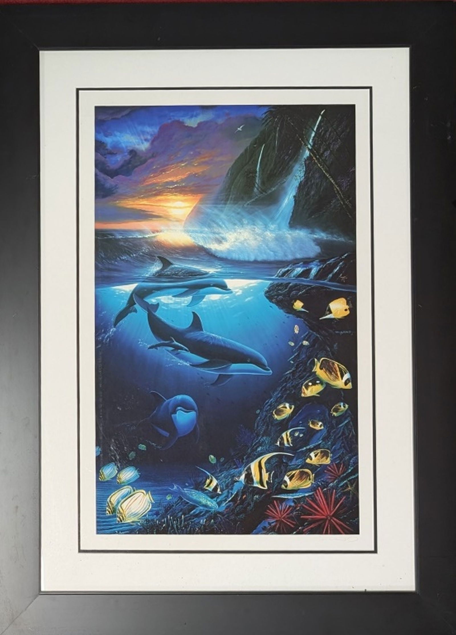 Robert Wyland "Dolphin Dawn" Limited Edition (1 of 10)
