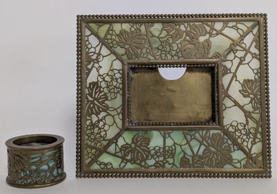 Tiffany Studios Grape Vine Desk Set