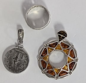 Lot of Sterling Silver Jewelry Pieces