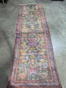 Azarbaijan Hand Woven Runner Rug 3.7 x 10.1'