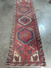 Azarbaijan Hand Woven Runner Rug 3 x 9.8 ft