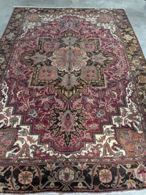 Ahar Hand Knotted Rug 6.10 x 9.5 ft